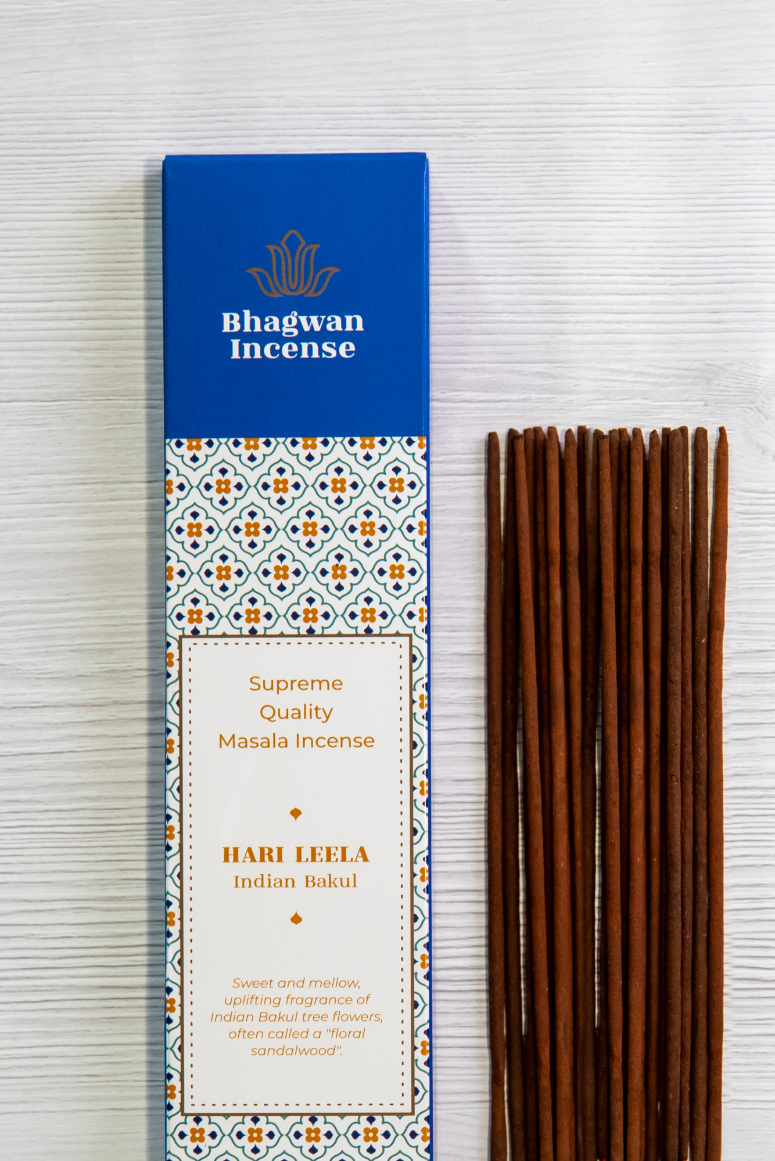 Hari Leela Incense Sticks - Indian Bakul Tree's Sweet Fragrance