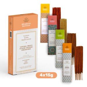 Natural Fruity Incense Collection - 4 x 15g
