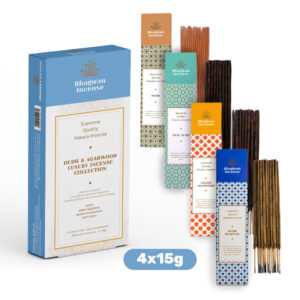 Oudh & Agarwood Luxury Incense Collection — 4 x 15g