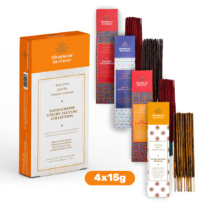 Sandalwood Luxury Incense Collection - 4 x 15g