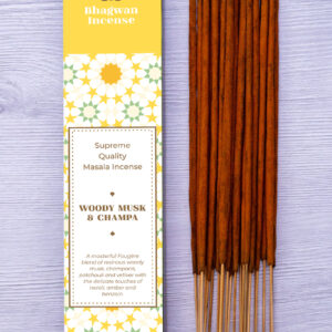 Alternative view of Woody Musk and Champa Incense Sticks